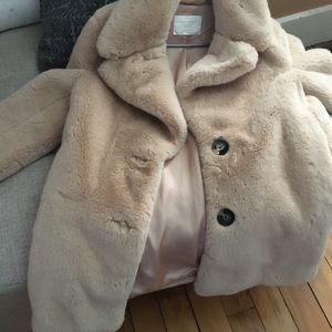 Zara fur coat